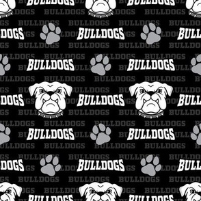 Bulldogs Mascot Black