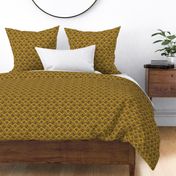 Art Deco Geometric -Small - Mustard