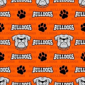 Bulldogs Mascot Orange