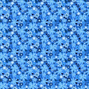 Cute Floral blue, 6 inch
