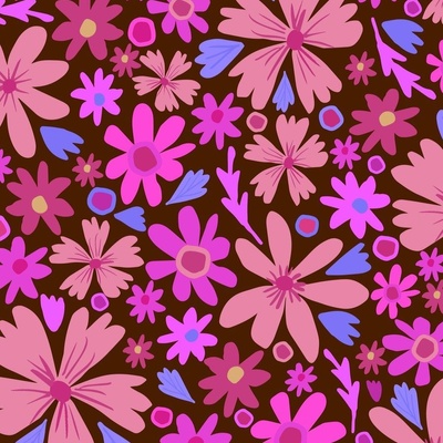 Cutesy Floral Fabric, Wallpaper and Home Decor | Spoonflower