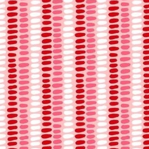 Valentine Dashes, Vertical Stripes