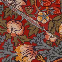 Strawberry Thief Redux ~ William Morris ~   Provence on Turkey Red 