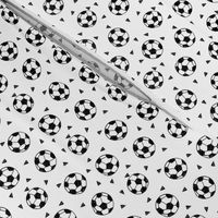 SMALL soccer ball fabric // soccer fabric sports fabric footballs fabric