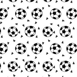 SMALL soccer ball fabric // soccer fabric sports fabric footballs fabric