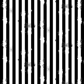 Spooky black and white stripes