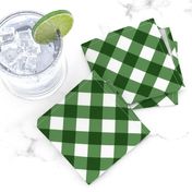 Kelly Green Gingham Large Bias