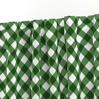 Kelly Green Gingham Large Bias