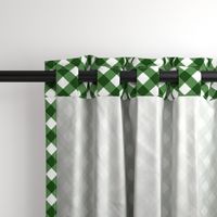 Kelly Green Gingham Large Bias