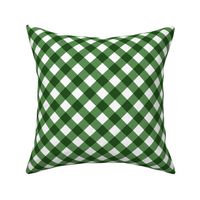 Kelly Green Gingham Large Bias