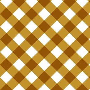 Mustard Gingham Large Bias