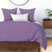 Orchid Gingham Large Bias