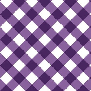 Orchid Gingham Large Bias