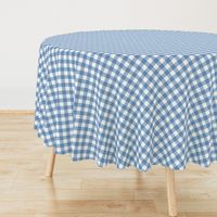 Sky Blue Gingham Large Bias