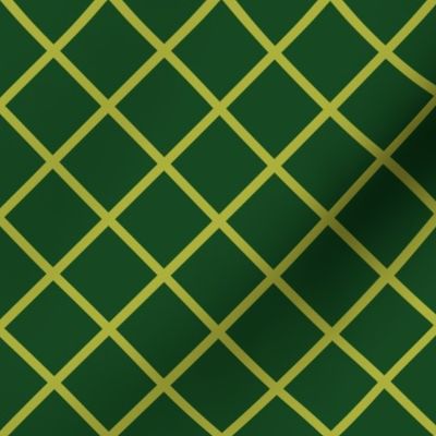 DSC13 - Medium - Diagonally Checked Grid in Olive Green