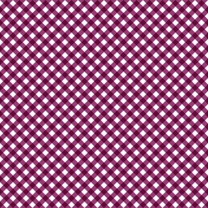 Berry Gingham Small Bias