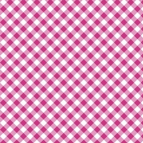 Barbiecore Gingham Small Bias