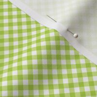 Honeydew Gingham Small Bias