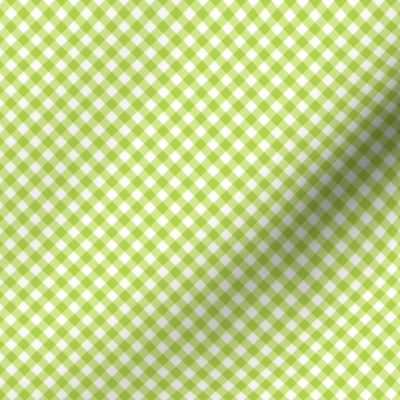 Honeydew Gingham Small Bias