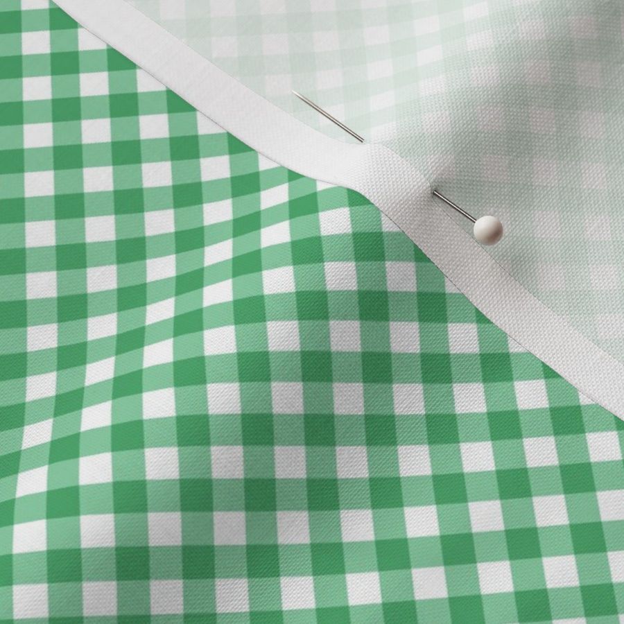 Jade Gingham Small Bias