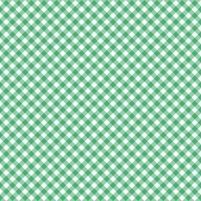 Jade Green Plaid Fabric, Wallpaper and Home Decor