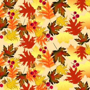 Autumn Leaves SF Rectangle