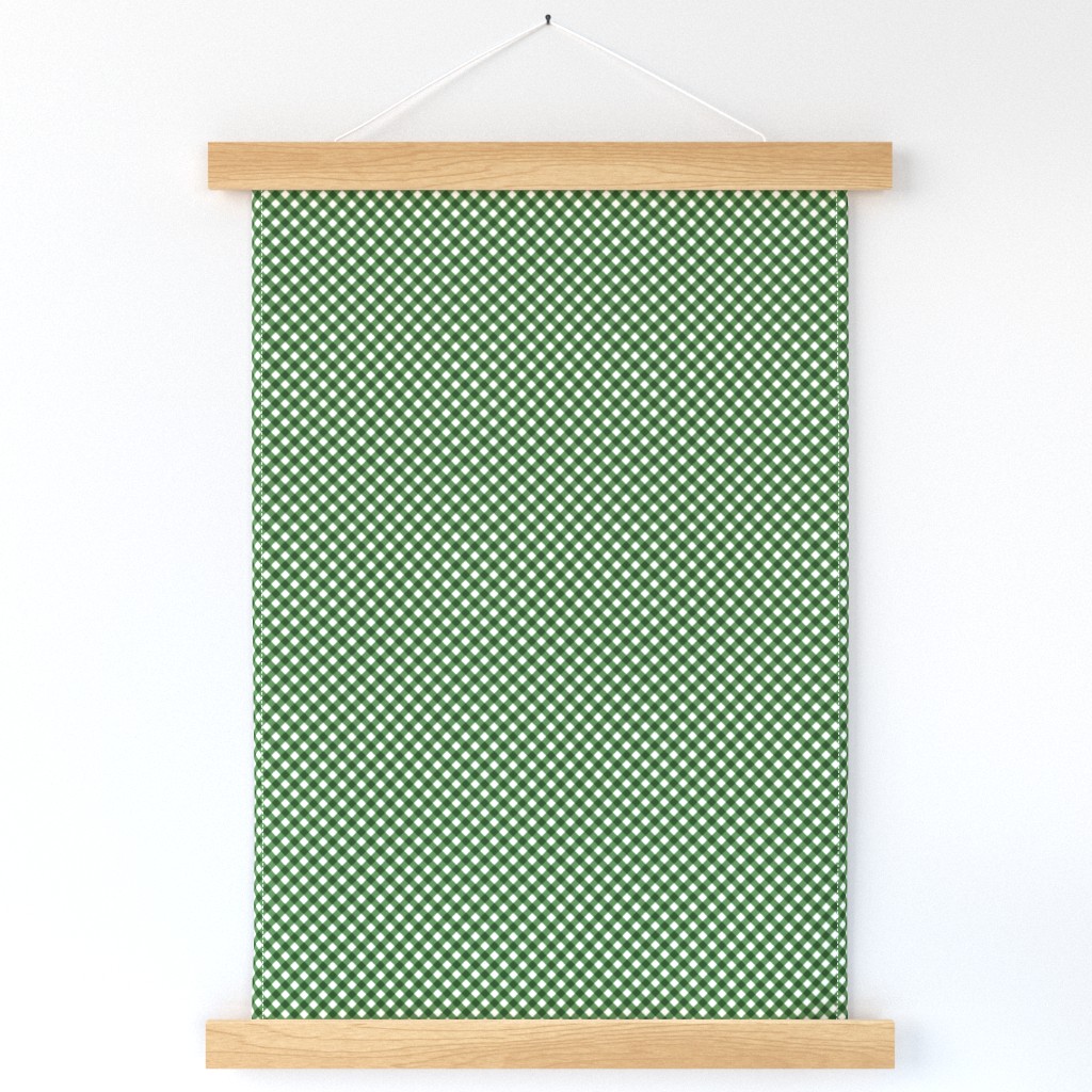 Kelly Green Gingham Small Bias