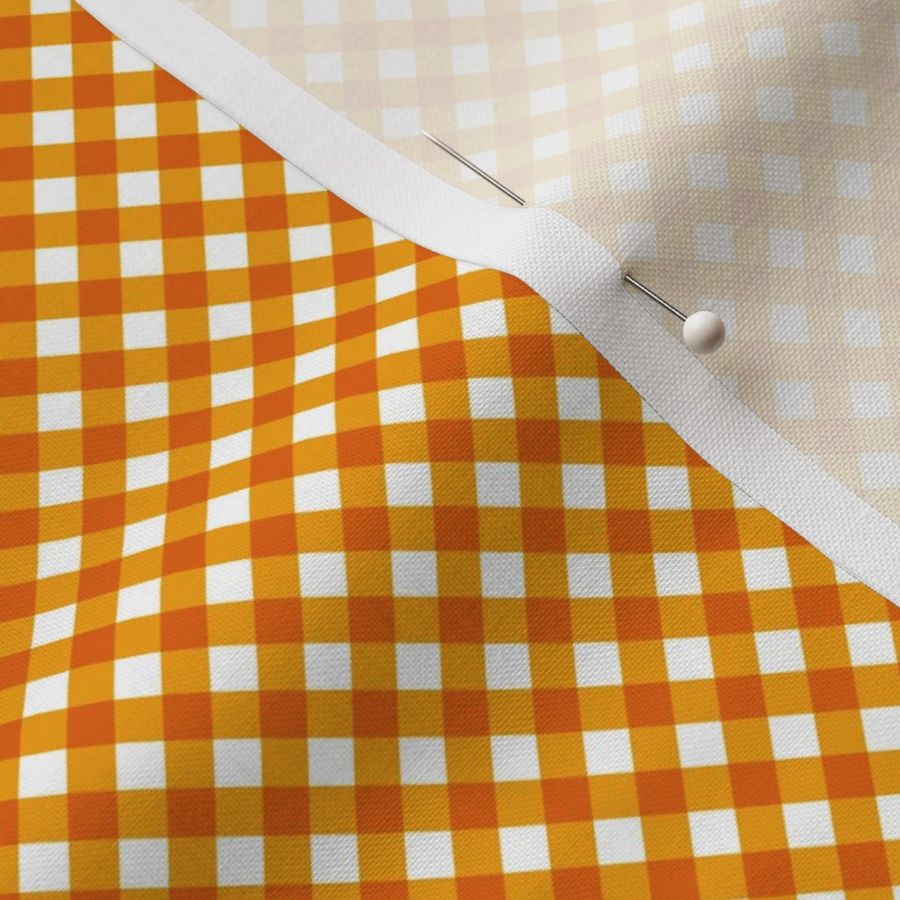 Marigold Gingham Small Bias