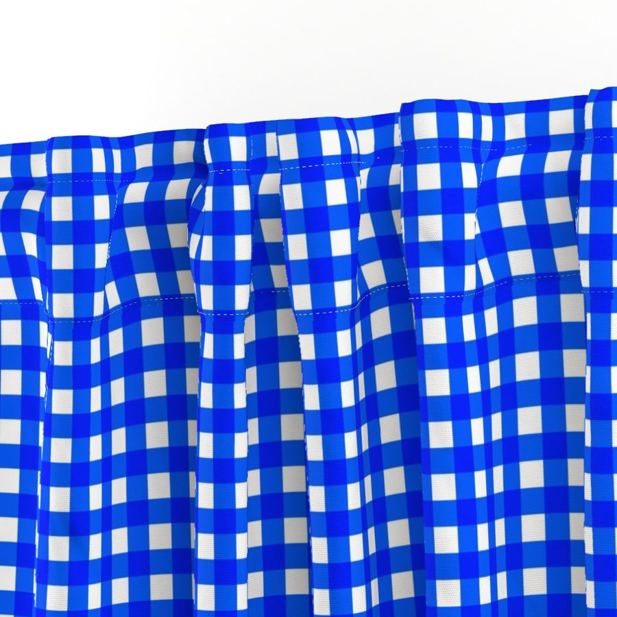 Cobalt Gingham Large