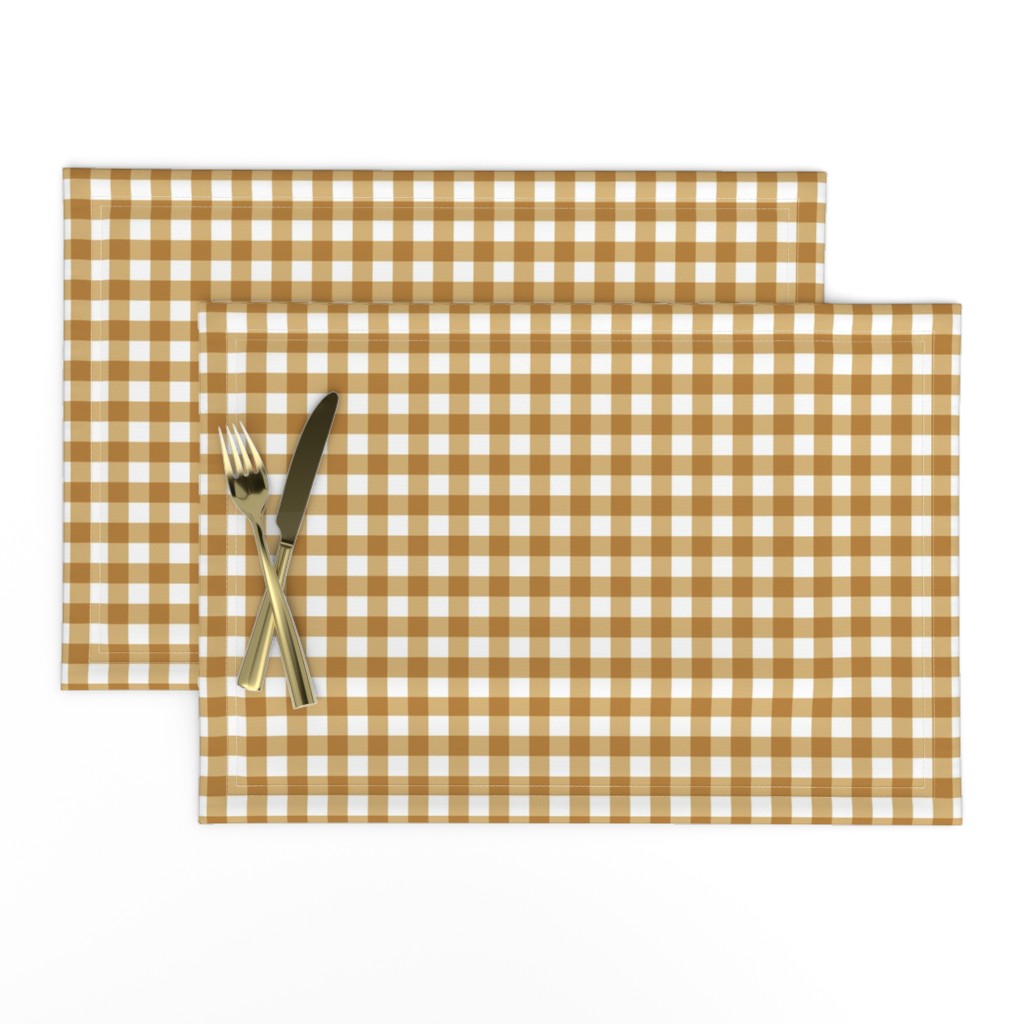 Honey Gingham Large