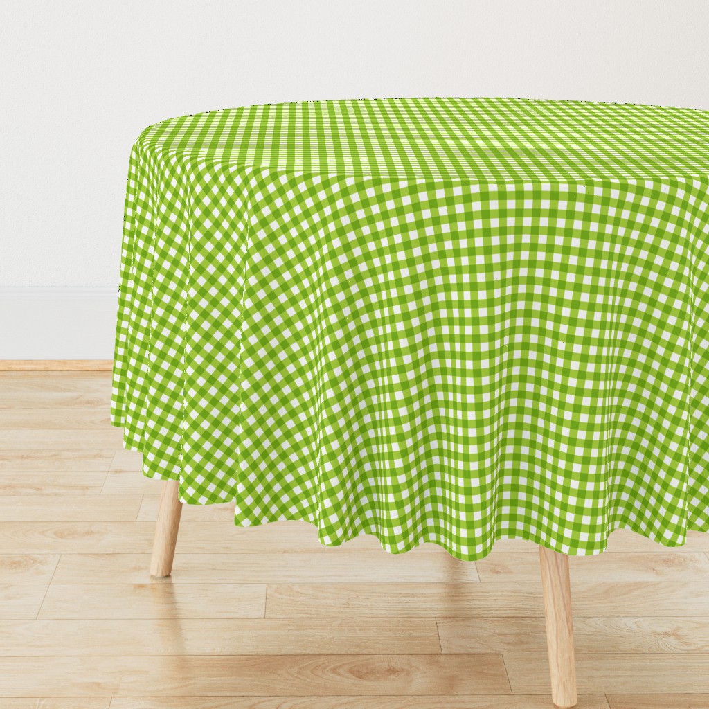 Lime Gingham Large