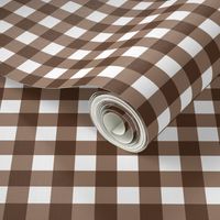 Mocha Gingham Large