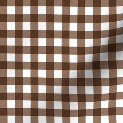 Mocha Gingham Large