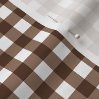 Mocha Gingham Large