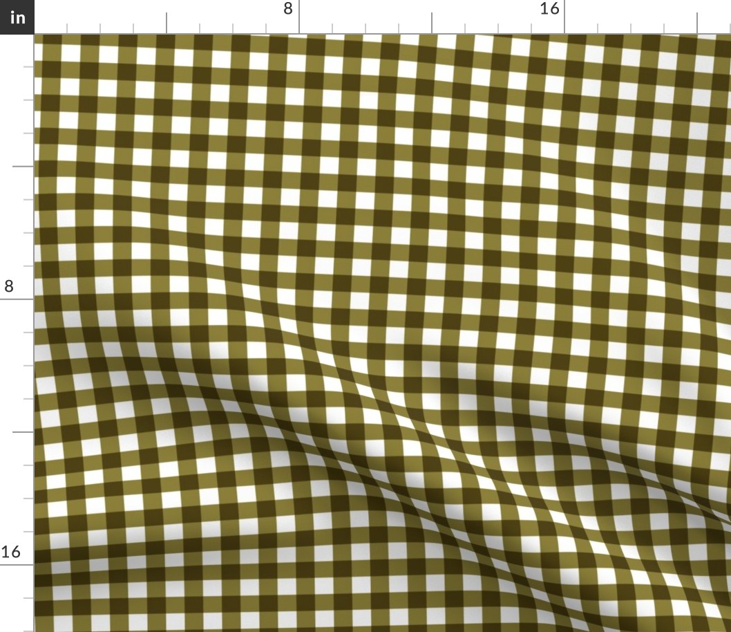 Moss Gingham Large