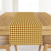 Mustard Gingham Large