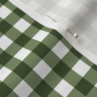 Sage Gingham Large