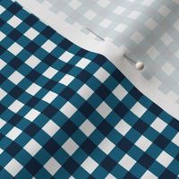 Peacock Gingham Small