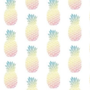 pastel pineapple pattern