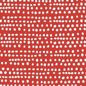 White dots on Red 