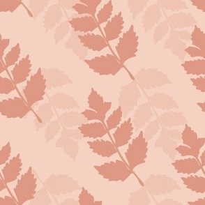 Falling leaves - Pink + peachy