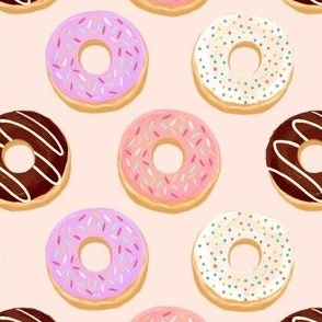 Donuts on Pink