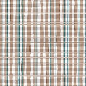 Holiday Gingham (brown) MED 