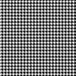 Small Scale Black and White Houndstooth