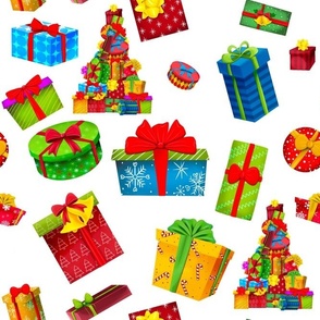 Large Scale Bright Christmas Gifts