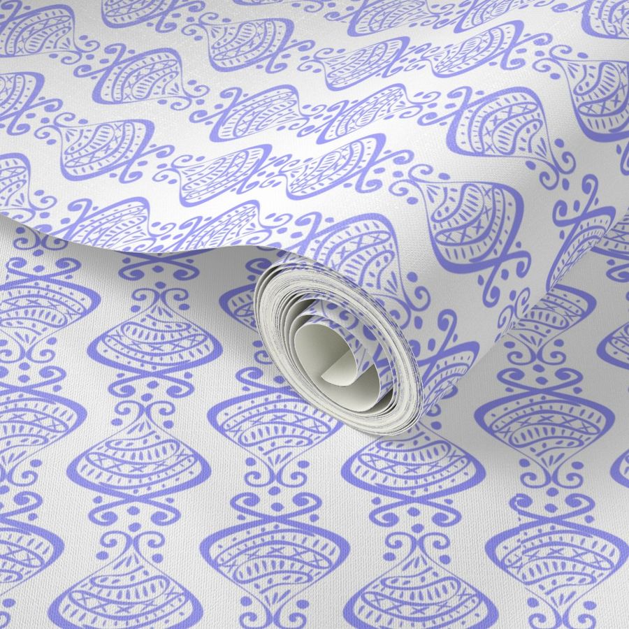 Hallmarks - Flow Blue | Spoonflower