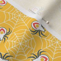 Spider Web Deco- Yellow- Small Scale