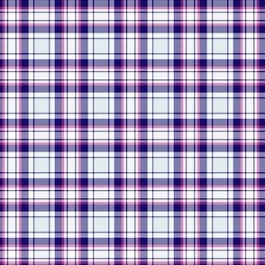 Bright Winter Plaid - Blue