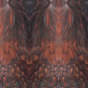 DU-B CHICKEN FEATHERS ABSTRACT 55 LARGE