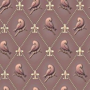 Â©2012 Purple Finch and Fleur de Lis - Cocoa